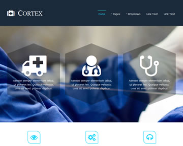 Cortex Free Website Template