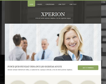 Xperion Free Website Template